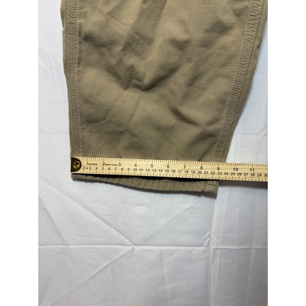 Carhartt FR Pants Mens 38x32 Beige Flame Resistant Canvas Work Carpenter CAT 2 - Picture 16 of 16
